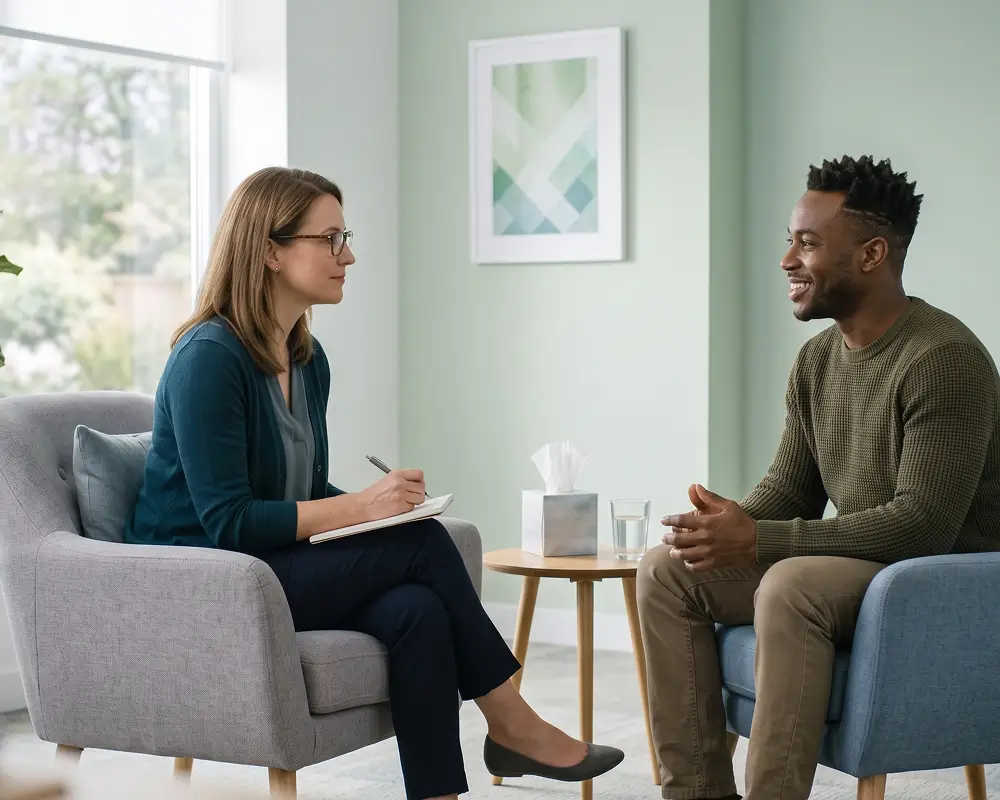 Behavioral Health Services 6 <p class="service-card__text">Individual, family, and couples counseling with a licensed professional clinical counselor, or LPCC. This includes alcohol counseling. Many people use therapy and medicine together.</p>